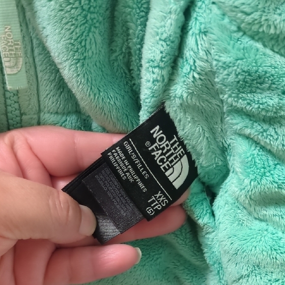 The North Face Mint and Gray Fleece Jacket - Picture 5 of 12